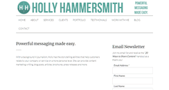 Desktop Screenshot of hollyhammersmith.com